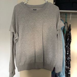 Aerie Ruffle Sleeve Sweatshirt